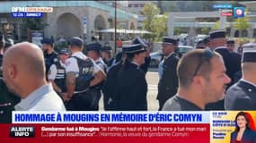 Mort d'Éric Comyn: une minute de silence observée à Mougins