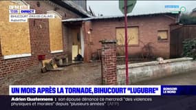 Un mois après la tornade, les habitants de Bihucourt parlent d'une ville "lugubre"
