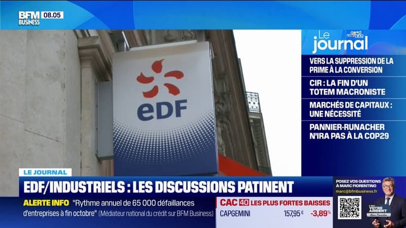 EDF/Industriels : les discussions patinent