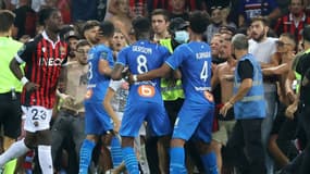 Incidents lors de Nice-OM avec envahissement de terrain