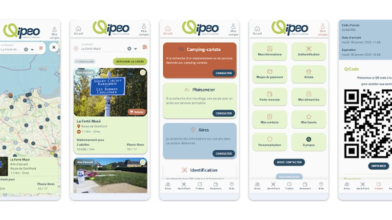 L'application Qipeo. L'application Qipeo.