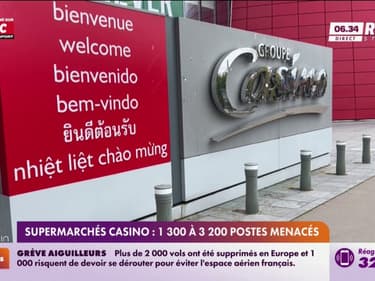 Supermarchés Casino : 1.300 à 3.200 postes menacés