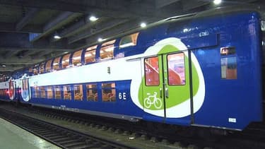 Photo d'illustration d'un train transilien