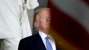 Donald Trump au Capitol le 17 janvier 2017.