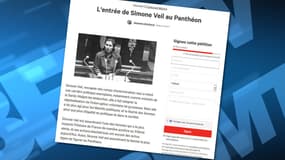 Une pétition réclamant l'entrée de Simone Veil au Panthéon a été mise en ligne sur Change?org. 