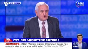 Jean-Pierre Raffarin: "Tant que le projet d'Emmanuel Macron n'est pas sur la table, la campagne est virtuelle"