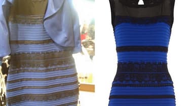 robe or ou bleu
