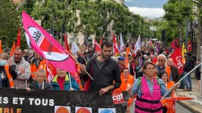 Entre 750 et 950 manifestants rassemblés contre l'extrême droite le 15 juin 2024 à Gap.