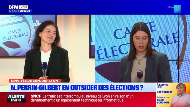 Nathalie Perrin-Gilbert, candidate divers gauche, est l'invité de Bonjour Lyon