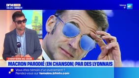 Des Lyonnais parodient en chanson Emmanuel Macron, son discours et ses lunettes