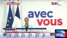 Législatives: Élisabeth Borne s'exprime à l'issue du premier tour