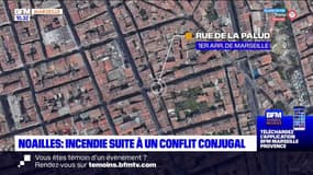 Marseille: un homme met le feu à son appartement après un différend conjugal