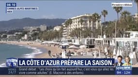 Sur la Côte d'Azur, on se prépare activement à l'arrivée des touristes pour les vacances de printemps