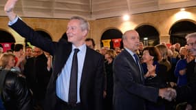 Bruno Le Maire et Alain Juppé 