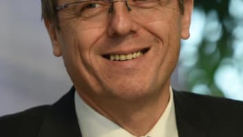 Le nouveau directeur général de l'ESA, Johann-Dietrich Woerner, à Cologne, dans l'ouest de l'Allemagne, le 13 novembre 2014