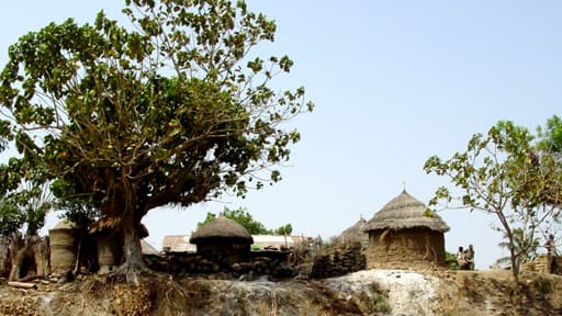 Un village nigérian, image d'illustration.