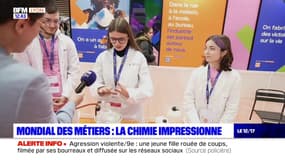 Lyon: des expériences de chimie au Mondial des métiers