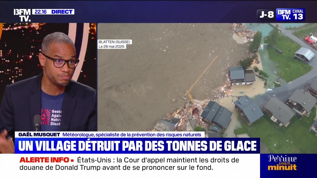 Suisse : une glace s'effondre, un village enseveli - 29/05