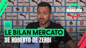 OM : "Tous les joueurs qui devaient partir ne sont pas partis" regrette De Zerbi