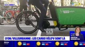 Les "Cargo Velo'v" sont arrivés à Lyon !