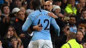 Yaya Touré et Guardiola
