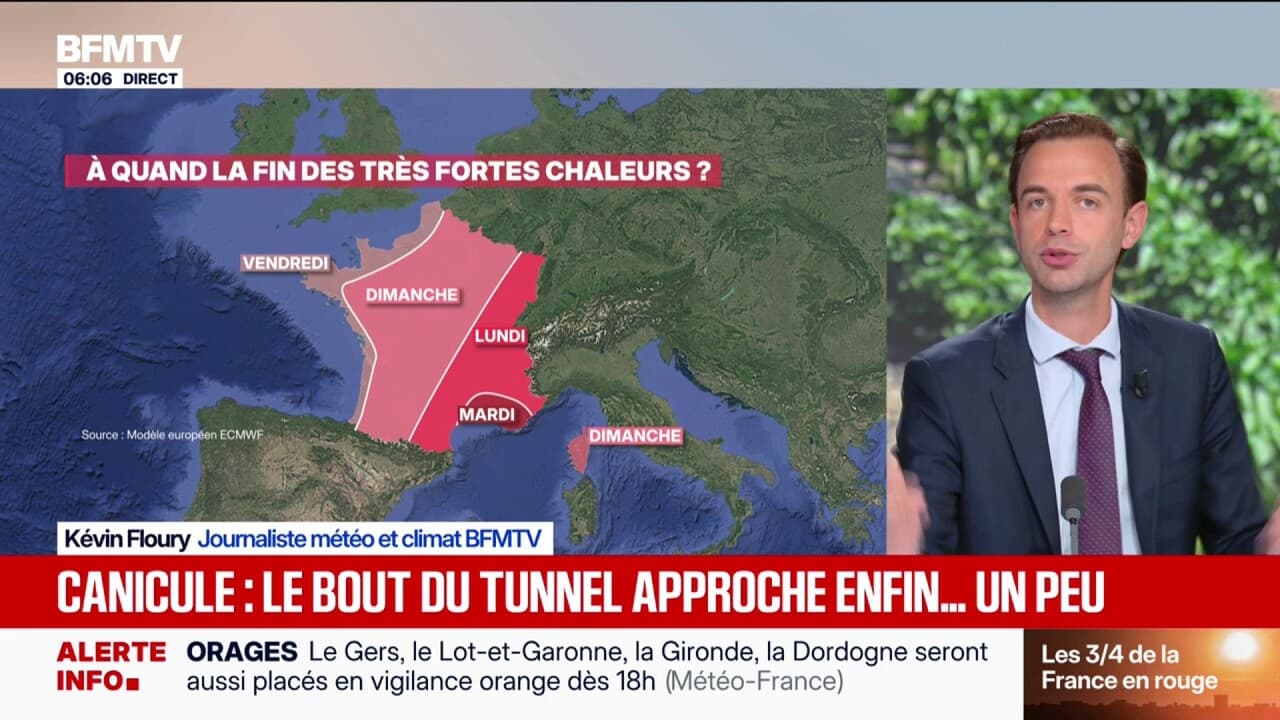 Canicule: à quand la fin des très fortes chaleurs?