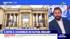 "On ne le voyait pas sur mes tracts": Sébastien Peytavie, le premier député en fauteuil roulant de la Ve République s'est exprimé sur BFMTV