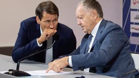 Rudi Garcia échange avec son président