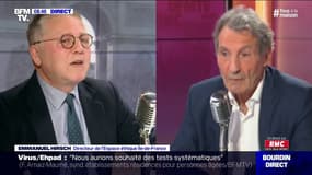 "Si un médecin, dans une forme d’héroïsme, s'expose, est-ce qu'on le priorisera par rapport à quelqu'un qui a les mêmes droits" interroge Emmanuel Hirsch, Pr. d'éthique médicale