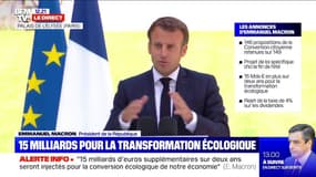 Emmanuel Macron: "La priorité est d'avoir une taxe carbone européenne"