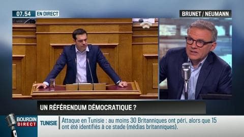 Brunet & Neumann: Grèce: Le référendum sur le plan d'aide européen est-il un acte démocratique ? - 29/06
