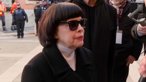 Mireille Mathieu aux obsèques de Brigitte Bardot, le 7 janvier 2026, à Saint-Tropez. 