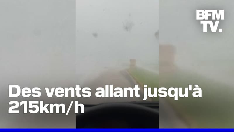 Floride: une femme bloquée dans sa voiture au passage d'une tornade