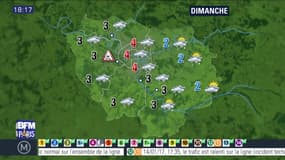 Météo Paris-Ile de France du 14 janvier: Temps instable avec des averses cet après-midi