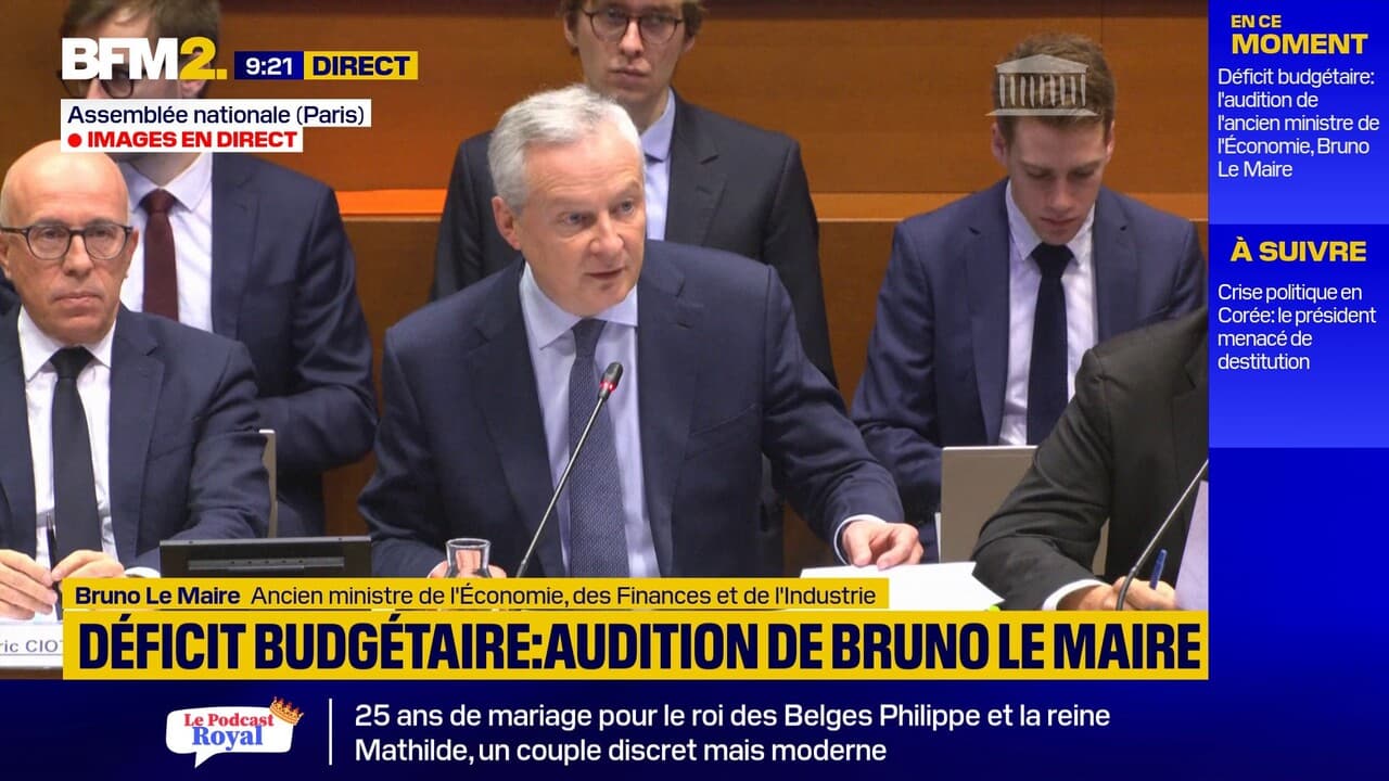 Déficit: l'ancien ministre Bruno Le Maire affirme que "la France risque la mort lente"
