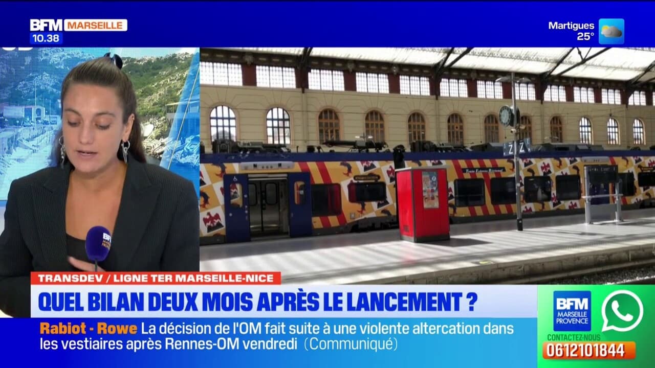 Transdev / Ligne TER Marseille-Nice. Quel bilan deux mois après le ...