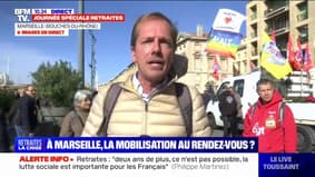 Retraites: mobilisation vraisemblablement en baisse à Marseille par rapport à jeudi dernier