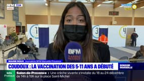 A Coudoux, dans les Bouches-du-Rhône, la vaccination des plus jeunes a débuté ce lundi