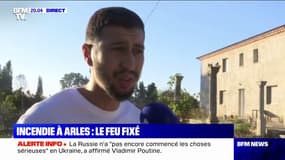 Incendie à Arles: un habitant dont la maison a été épargnée par les flammes témoigne sur BFMTV