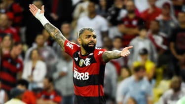 Le buteur Gabriel Barbosa avec Flamengo en août 2023