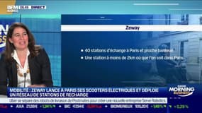 Stéphanie Gosset (Zeway) : Zeway lance à Paris ses scooters électriques et déploie un réseau de stations de recharge - 03/03