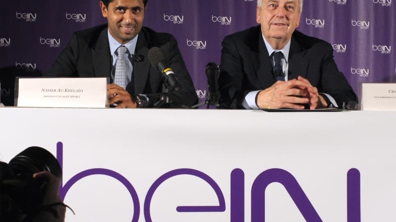 Nasser Al-Khelaïfi et Charles Biétry