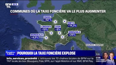 +52% à Paris, +25% à Grenoble, +14% à Metz... Pourquoi la taxe foncière explose dans certaines villes