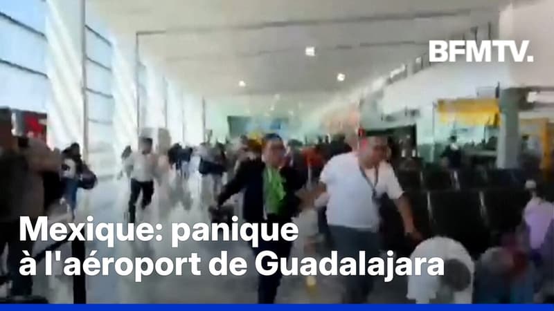 Panique à l'aéroport de Guadalajara après la mort du baron de la drogue "El Mencho"