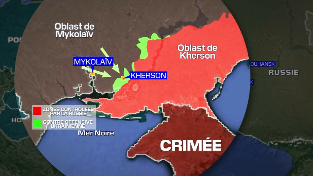 La situation du front ukrainien dans le sud du pays le 11 septembre 2022. La situation du front ukrainien dans le sud du pays le 11 septembre 2022.