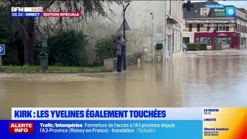 Dépression Kirk: les Yvelines également touchées