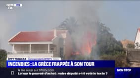 La Grèce frappée à son tour par des températures extrêmes et des incendies