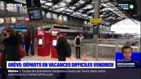 Grève SNCF: départs en vacances difficiles vendredi