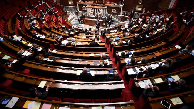 Dans l'hémicycle de l'Assemblée nationale, le 5 février 2016.