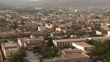 Vue aérienne d'un quartier de Bamako (Mali) le 21 mars 2017 (Photo d'illustration). 